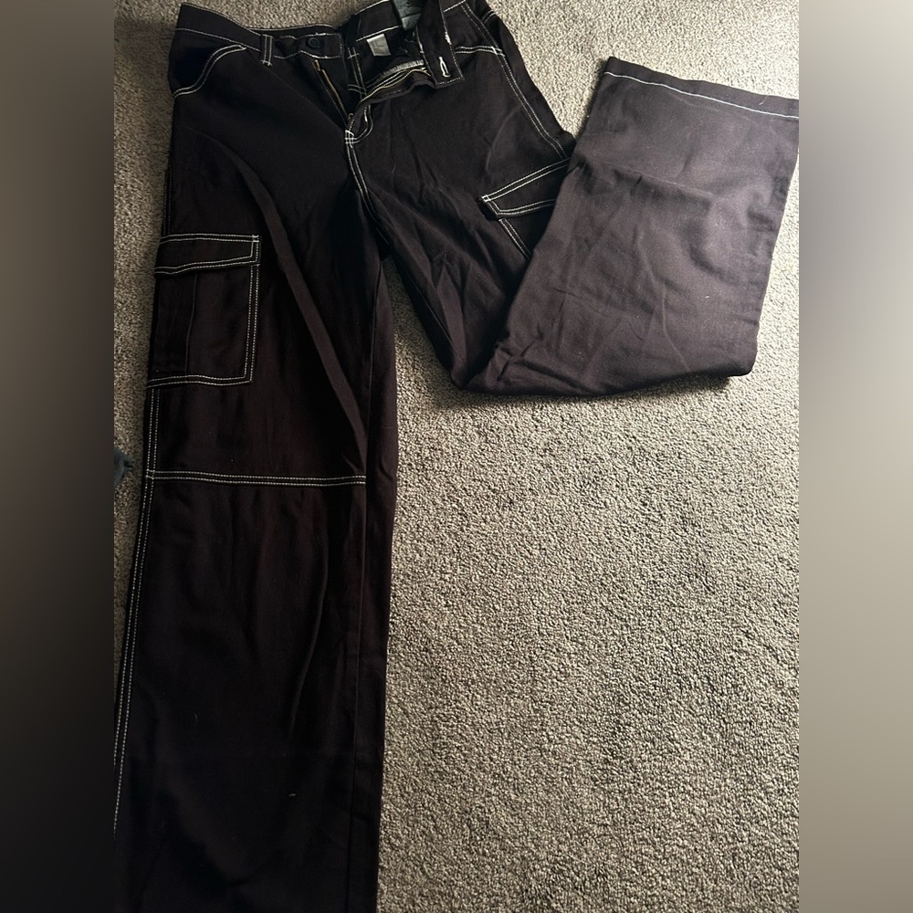 Black H&M cargo pants.